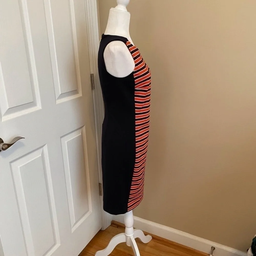Michael Michael Kors Women's Size 4 Sleeveless Shift Dress Striped